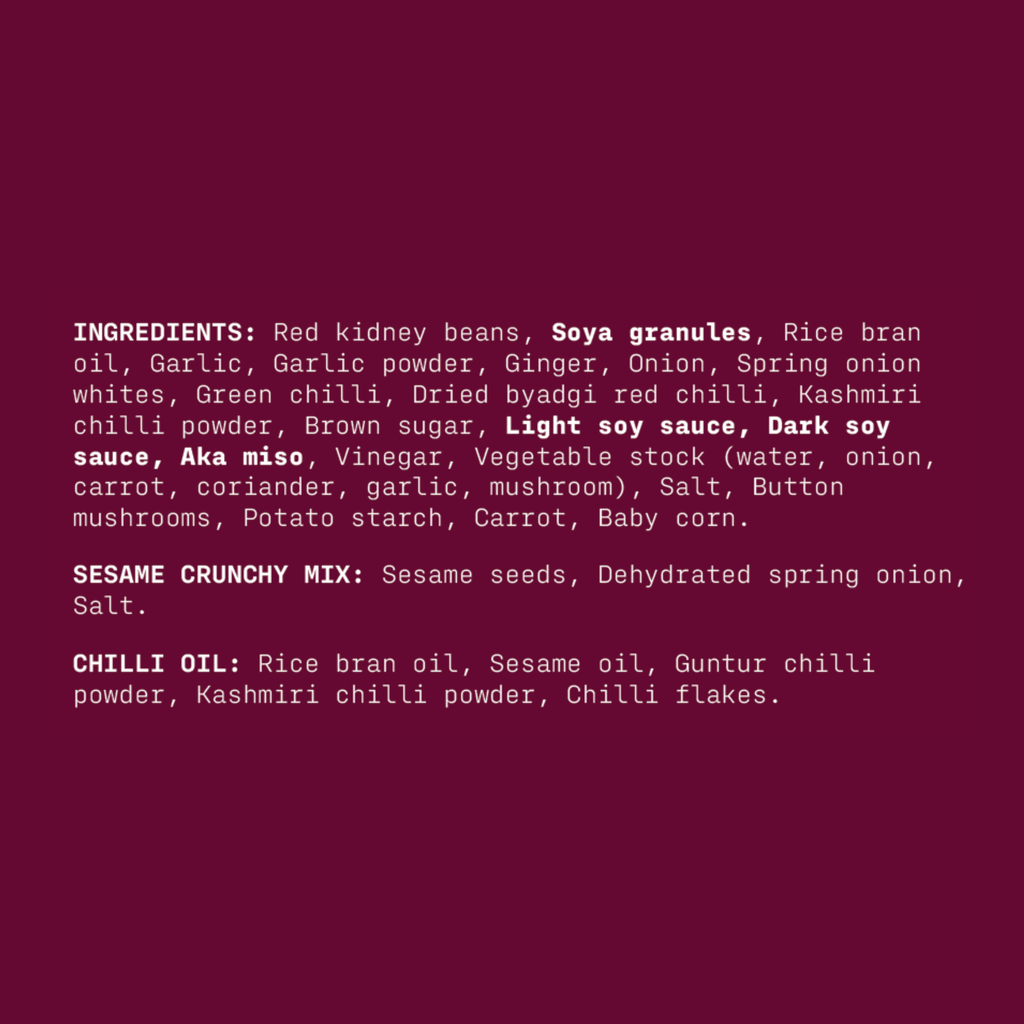 Miso Chilli Kidney Beans